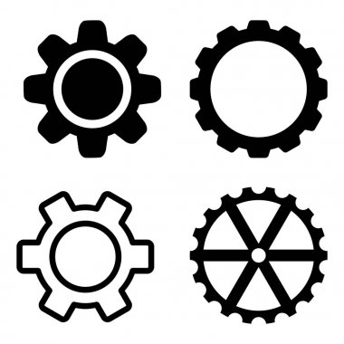 Gearwheel simge seti