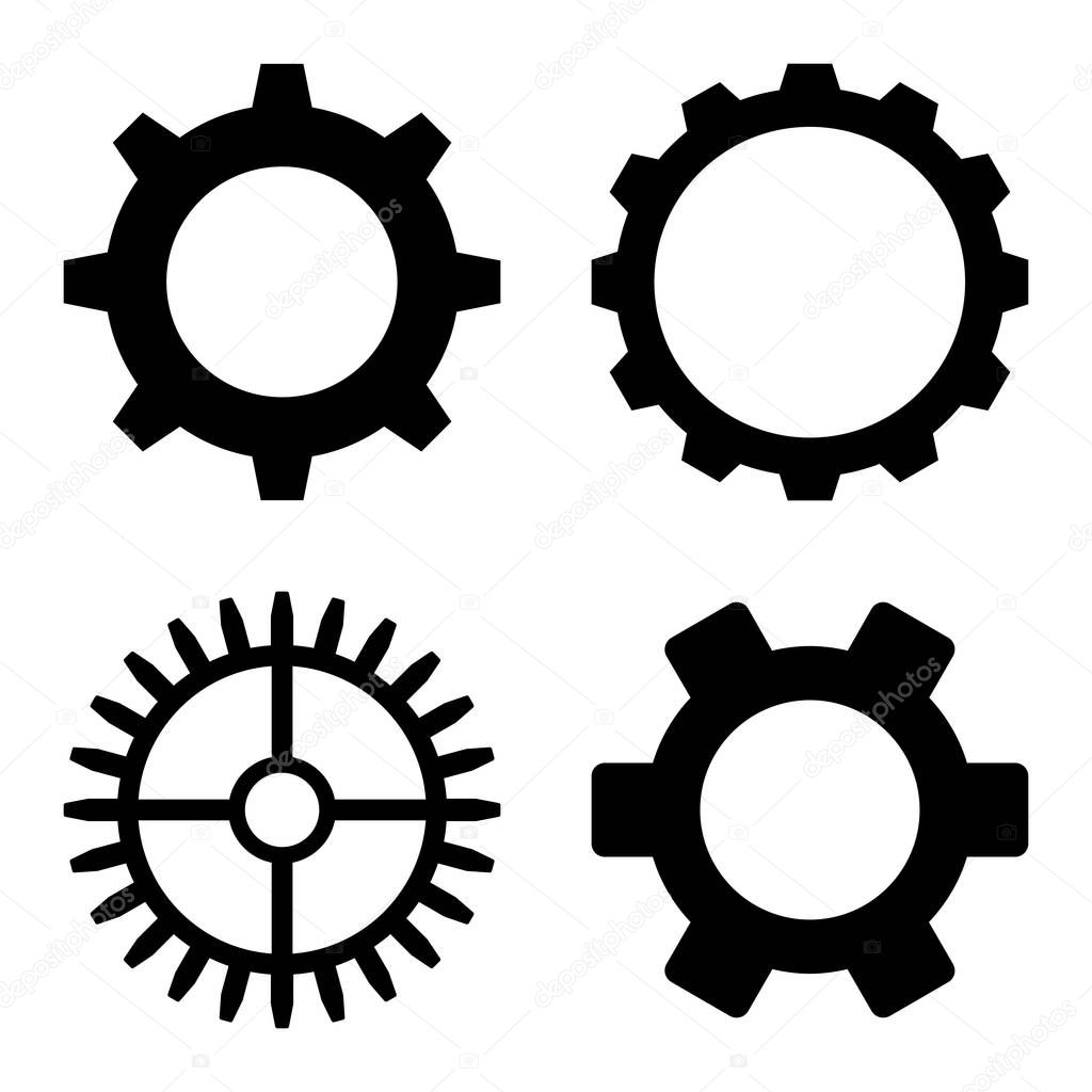 Gearwheel Icon Set