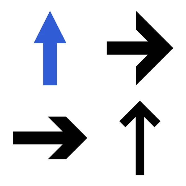 Direction Arrow Icon Set — Stock Photo, Image