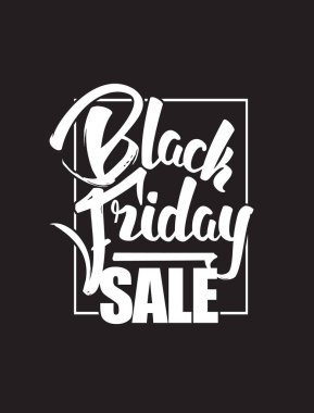 Vektör çizim: siyah Cuma satış koyu arka plan üzerinde izole kompozisyon yazı çizilen fırça el.