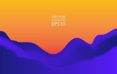 Dalgalı dinamik arka plan. Modern kapak