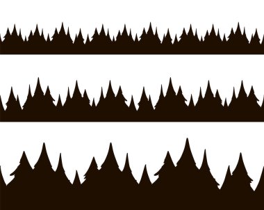 Vektör illüstrasyonu: Üç el çizilmiş karikatür seti.