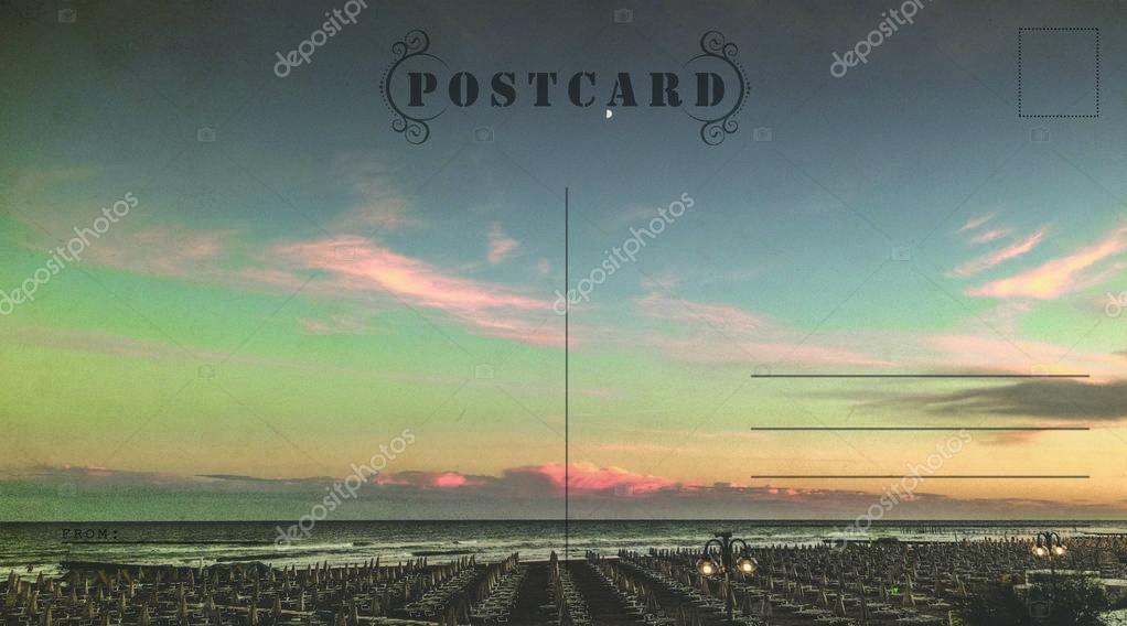 Italian postcard template Italy postcard template. Ready to use