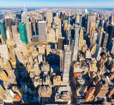 Empire State Binası 'ndan New York' un hava görüntüsü