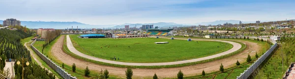 DUSHANBE, TAJIKISTAN-MARCH 15,2016; view of the Dushanbe Central — стоковое фото