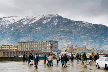 Kabil, Afganistan/Mart 3, 2009: Merkez sokakları biri.