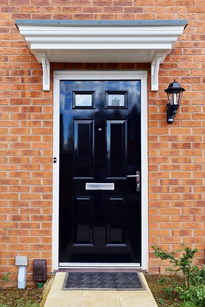 Front door of London house — Stock Photo, Image