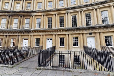 Royal Circus şehir Bath, Somerset İngiltere görünümünü 