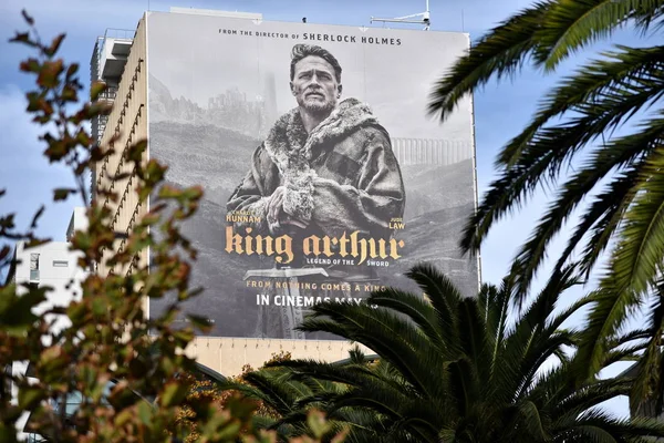 Perth Australien Maj 2017 View King Arthur Billboard Affisch Inramad — Stockfoto