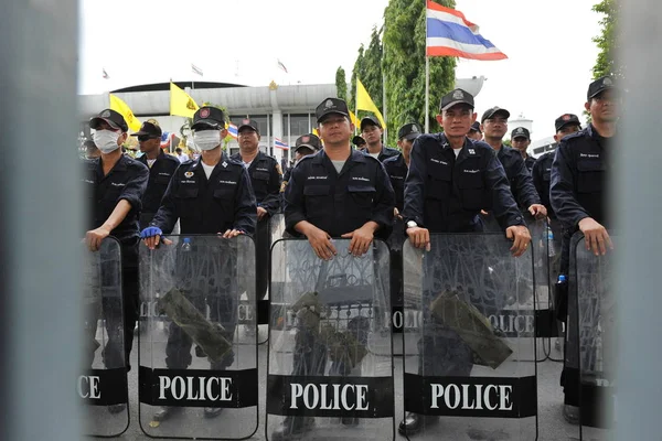 Бангкок Червня 2013 Поліція Стенд Гвардії Королівської Тайської Поліції Штаб — стокове фото
