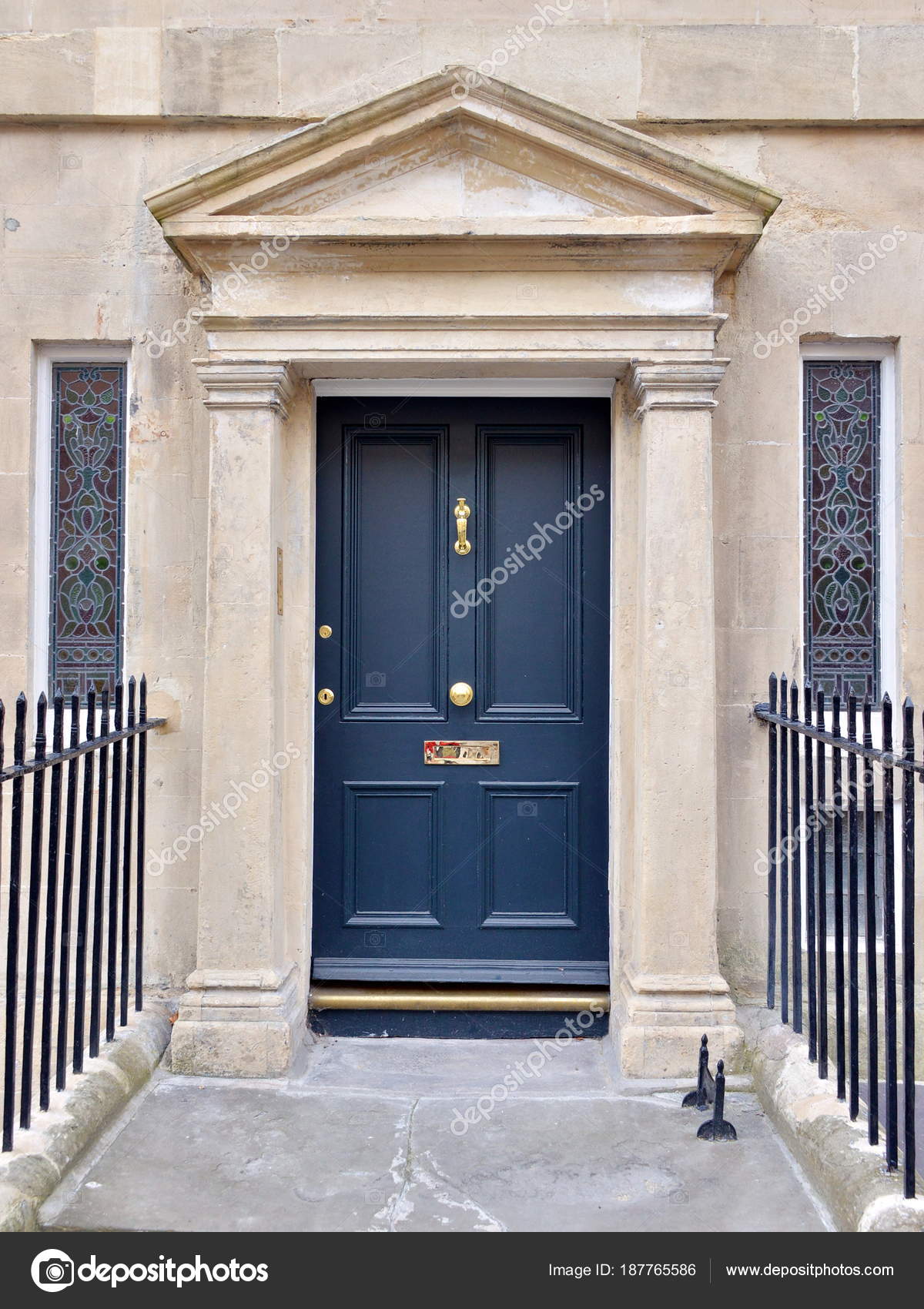 Pictures Dark Blue Houses Elegant House Door Dark Blue