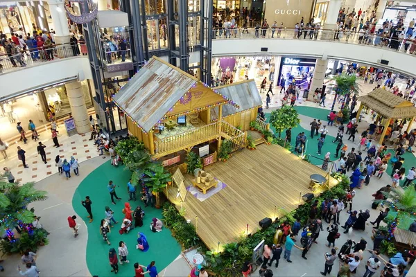 Kuala Lumpur Malaisie Juin 2018 Des Commerçants Visitent Centre Commercial — Photo