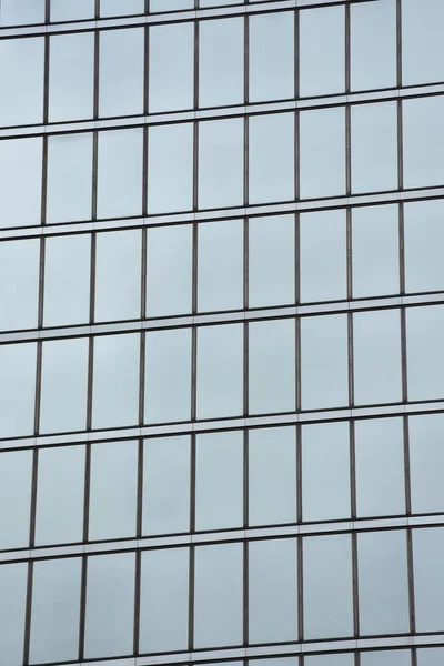 Edifício Escritório Moderna Janela Vidro Arquitetônico Com Reflexão — Fotografia de Stock