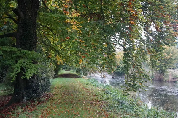 Autumn Landscape River — Stock Photo, Image