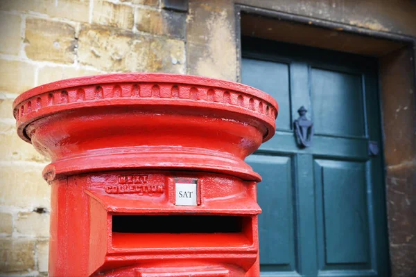 Mailing Mail Box Post Royal British Red Postal Postbox Letterbox — Foto de Stock