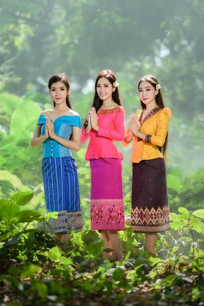 Protrait av Laos flicka Stockfoto
