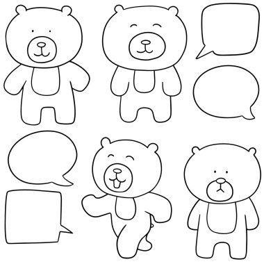 ayı vektör kümesi