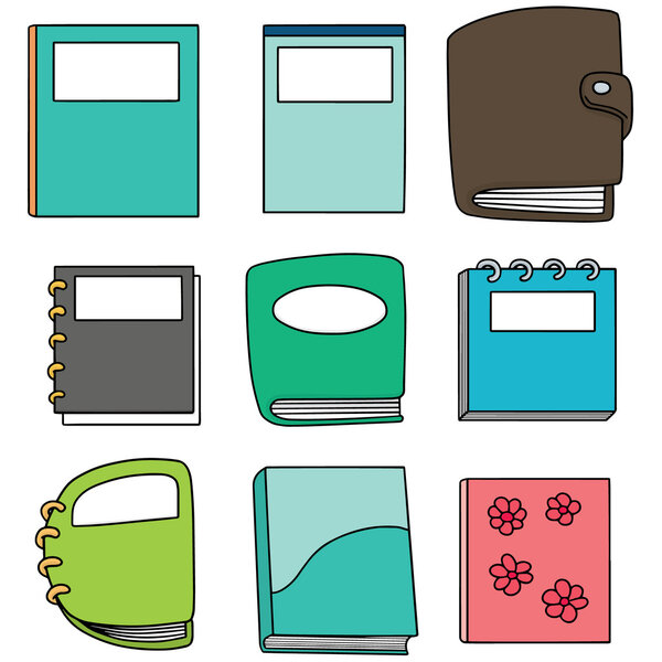 векторный набор ноутбуков
