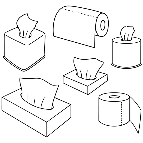 İpek kağıtları vektör kümesi