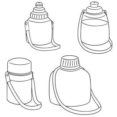 su şişesi vektör kümesi