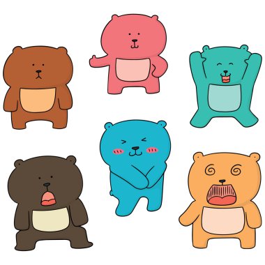 ayı vektör kümesi