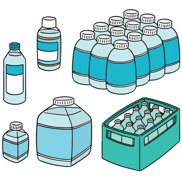 Векторний набір пляшки — стоковий вектор
