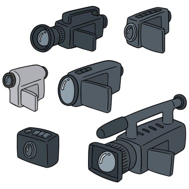 video kamera vektör kümesi