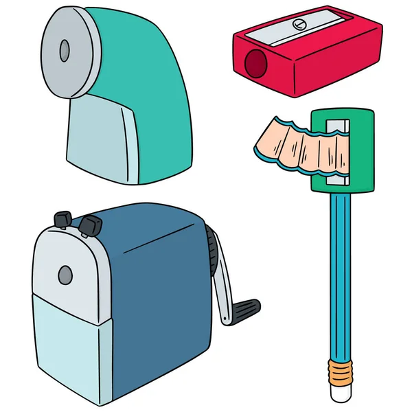 Векторный набор точилки — стоковый вектор