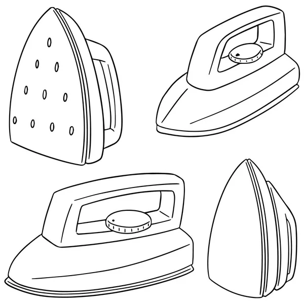 Векторный набор железа — стоковый вектор