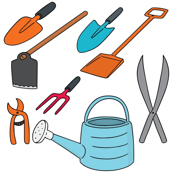 Διάνυσμα σύνολο εργαλείο κηπουρικής — Διανυσματικό Αρχείο