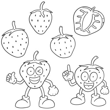 çilek vektör kümesi