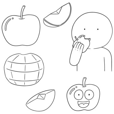 elma vektör kümesi