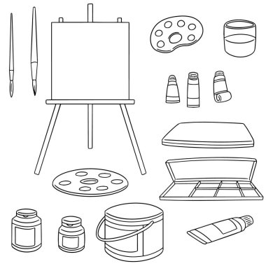 vektör set resim aksesuarları