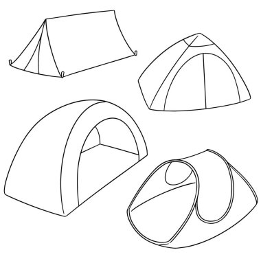 vektör kümesi çadır