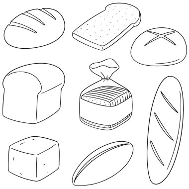 vektör ekmek kümesi