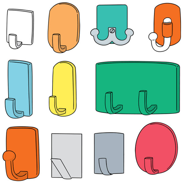 векторный набор крючков