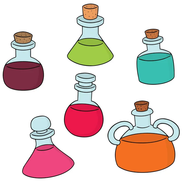 Ensemble vectoriel de potion — Image vectorielle