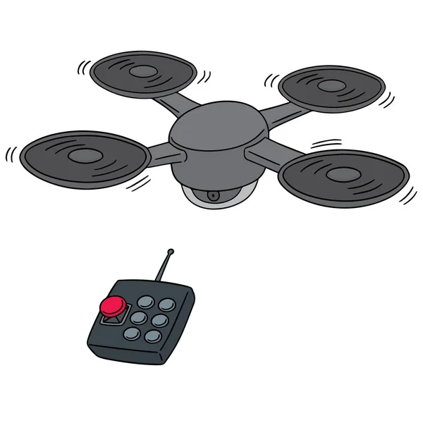 Vector set of drone — Stock Vector