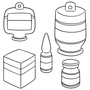 enjeksiyon tıp vektör kümesi