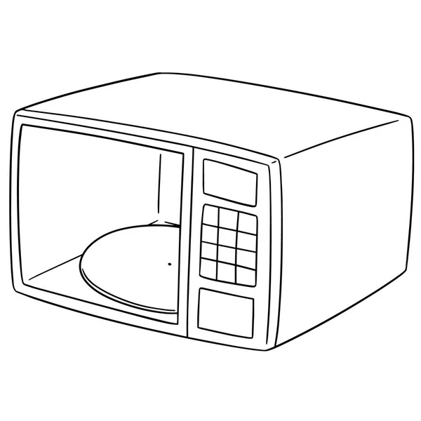 Ensemble vectoriel de four à micro-ondes — Image vectorielle