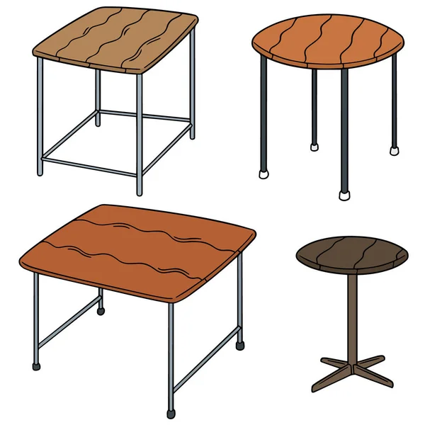 Vector conjunto de tabla — Archivo Imágenes Vectoriales