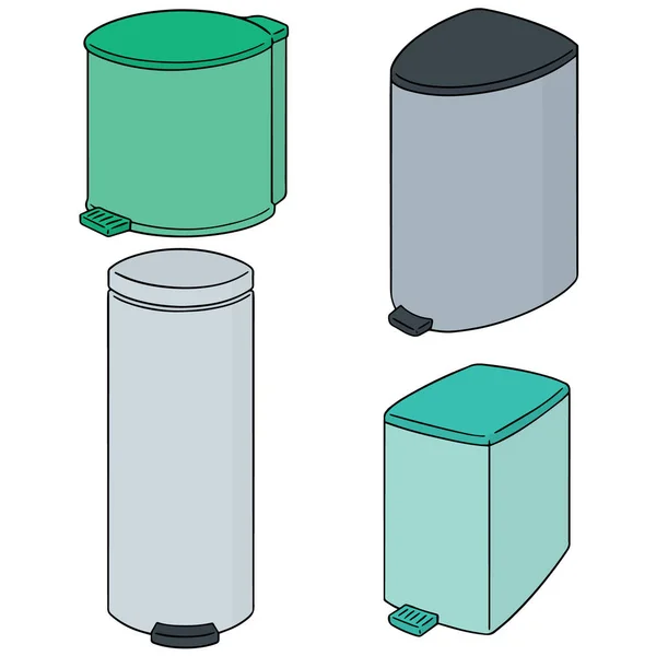 Ensemble vectoriel de recyclage des ordures — Image vectorielle