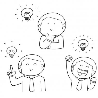 işadamı vektör kümesi