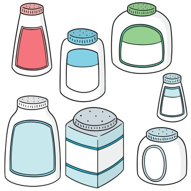 vücut toz vektör kümesi