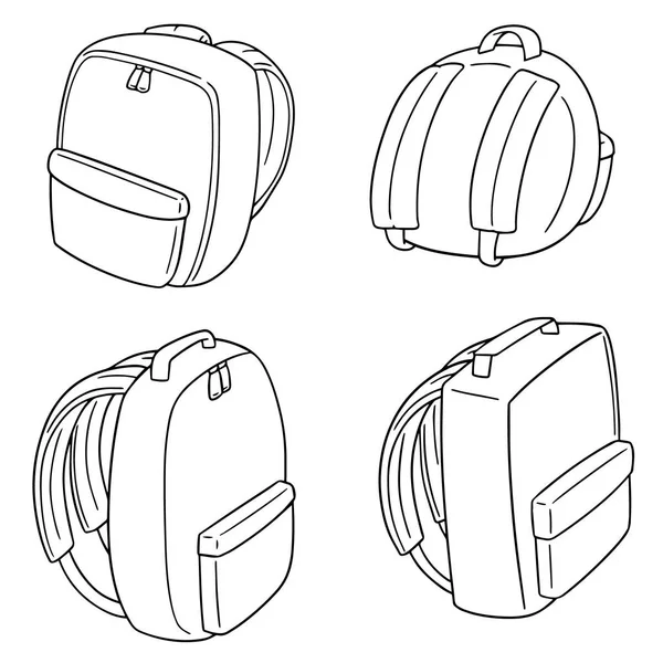 Vektor-Set von Tasche — Stockvektor