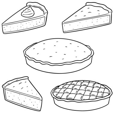 vektör set pastası