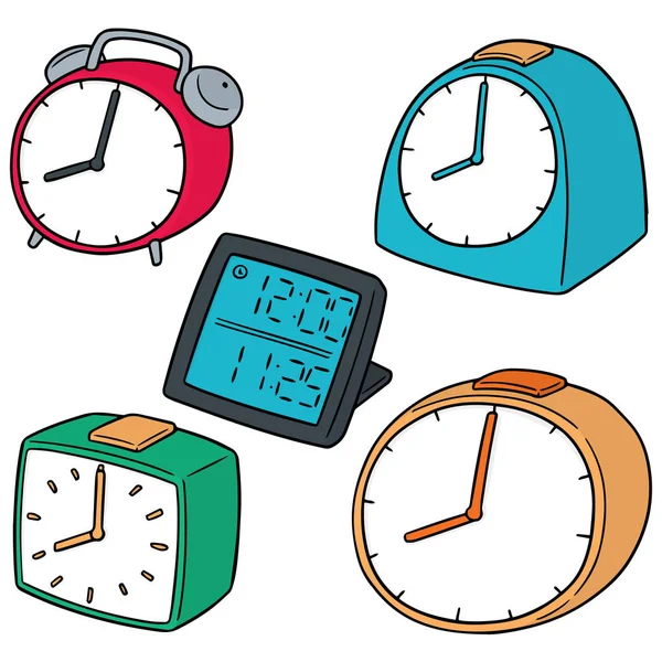 Vector conjunto de reloj — Vector de stock