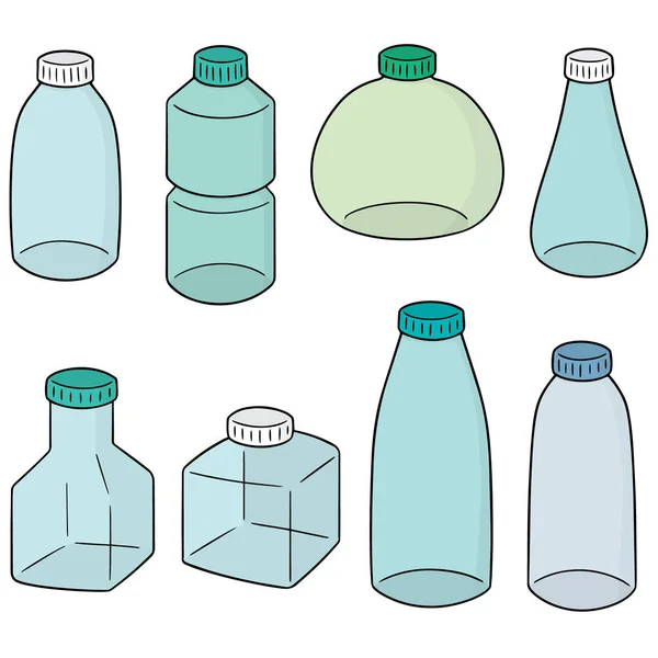 Ensemble vectoriel de bouteille — Image vectorielle