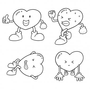 kalp vektör kümesi