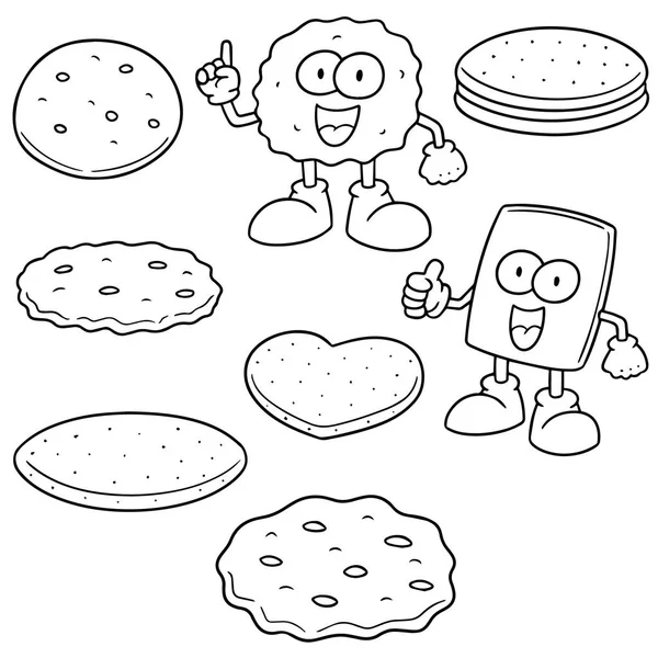 Векторний набір печива та печива — стоковий вектор